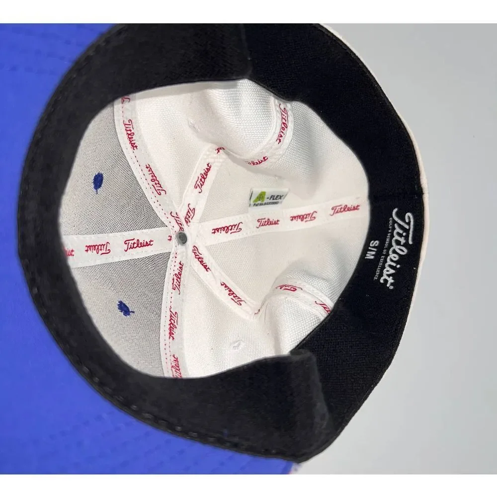 Titleist Flex Blue front/white back Embroidered front and back logo Cap- S/M